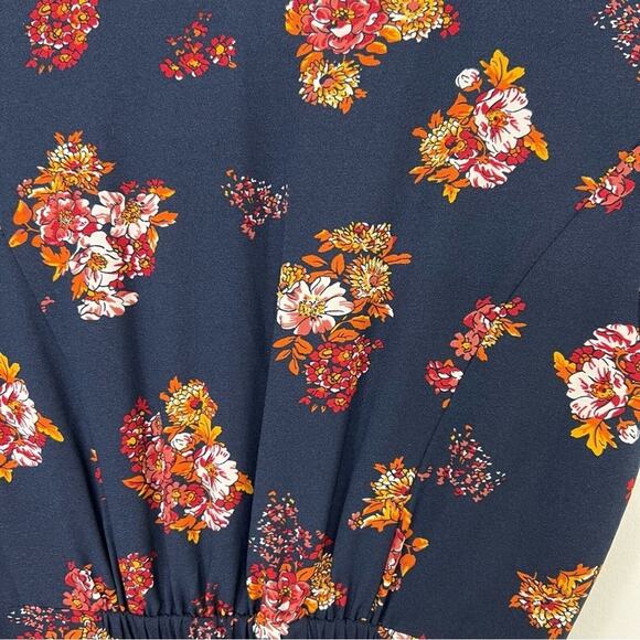Modcloth Navy Floral Sentimental Retro Dress Size Small - Picture 7 of 16